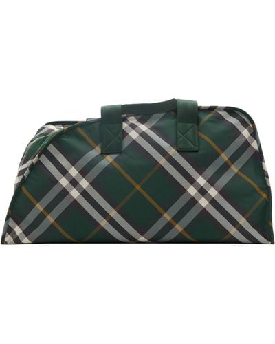 Burberry Large Shield Duffle Bag - Green