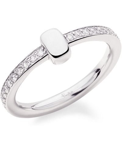 Pomellato White Gold And Diamond Together Ring - Metallic