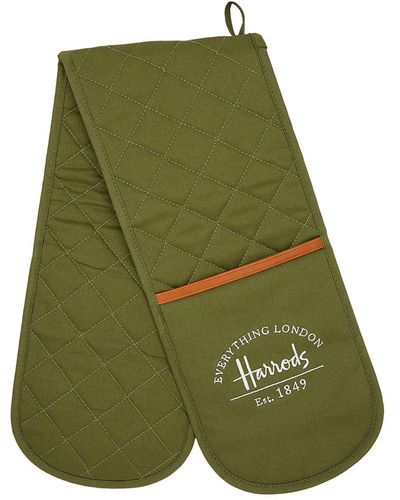 Harrods Double Oven Glove - Green