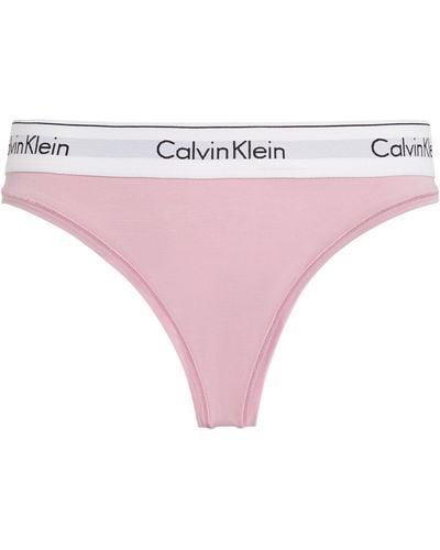 Calvin Klein Modern Cotton Thong - Pink