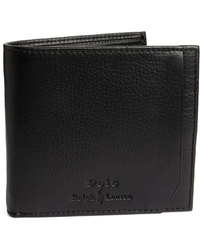 Polo Ralph Lauren Leather Bifold Wallet - Black