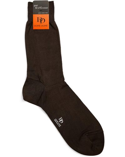 Doré Doré Cotton Socks - Black