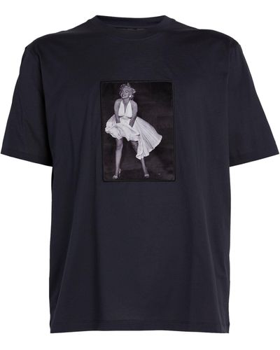 Limitato Cotton Marilyn Monroe T-shirt - Blue