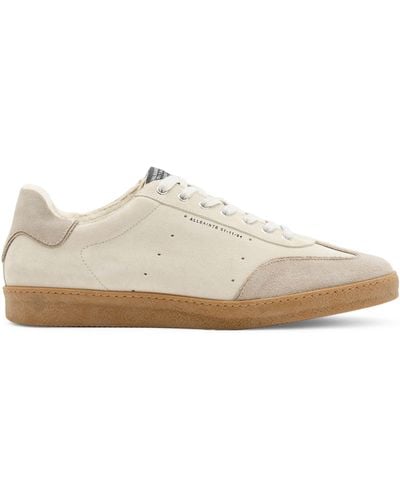 AllSaints Suede Leo Low-top Trainers - White