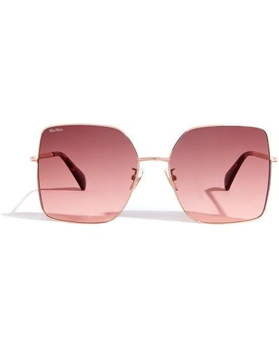 Max Mara Oversized Sunglasses - Pink