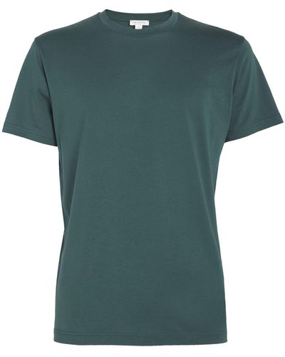 Sunspel Supima Cotton Riviera T-shirt - Green