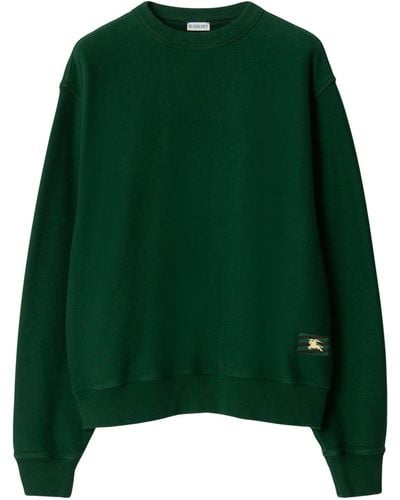 Burberry Ekd-patch Sweatshirt - Green