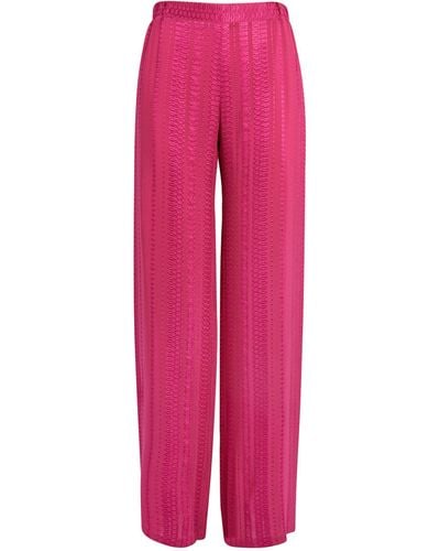 Zeus+Dione Zeus+dione Silk Alcestes Trousers - Pink