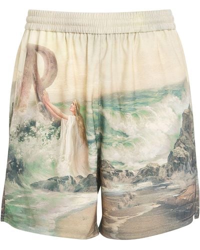 Represent Higher Truth High-rise Shorts - Natural