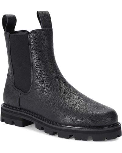 Kurt Geiger Leather Carnaby Chelsea Boots - Black