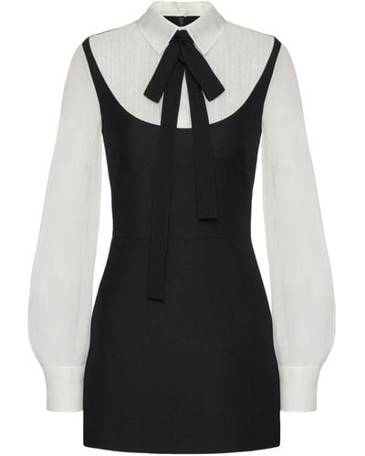 Valentino Garavani Silk Mini Dress - Black
