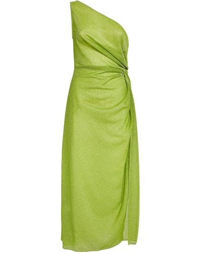 Oséree Lumière Knot Maxi Dress - Green