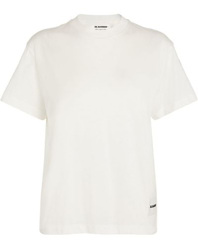 Jil Sander Pack Of 3 Short-sleeve T-shirts - White