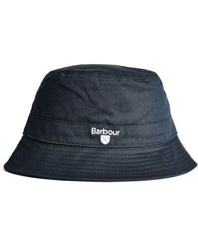 Barbour Cotton Cascade Bucket Hat - Blue