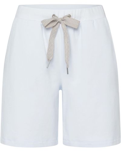 Hanro Stretch-cotton Natural Living Shorts - White