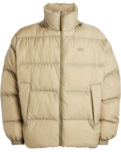 Lacoste Neo Heritage Puffer Jacket - Natural
