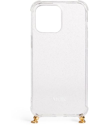 Atelje71 Glitter Iphone 14 Pro Max Case - White