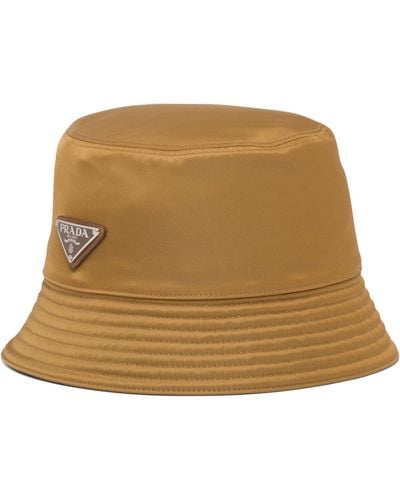 Prada Re-nylon Bucket Hat - Brown