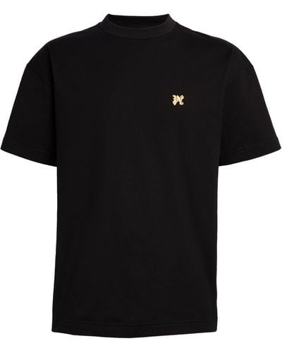 Palm Angels Logo Pin T-shirt - Black