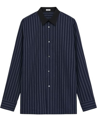 Loewe Striped Shirt - Blue