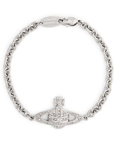 Vivienne Westwood Mini Bas Relief Bracelet - White