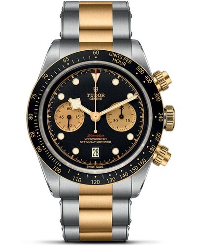 Tudor Black Bay Chrono Stainless Steel And Yellow Gold Watch 41mm