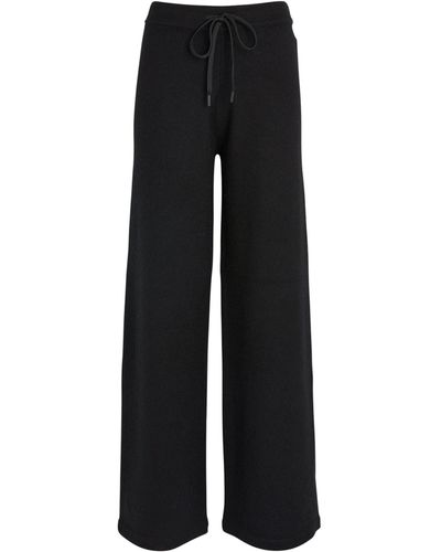 Yves Salomon Knit Trousers - Black