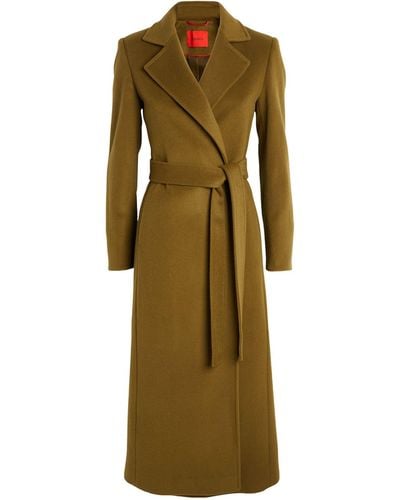 MAX&Co. Wool Longrun Coat - Green