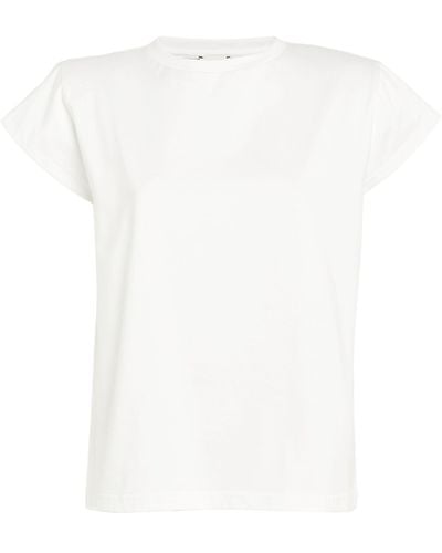Magda Butrym Shoulder-pad T-shirt - White