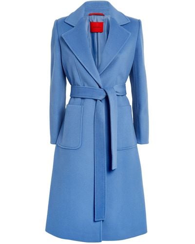 MAX&Co. Wool Runaway Coat - Blue
