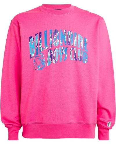BBCICECREAM Cotton Arch Logo Sweatshirt - Pink