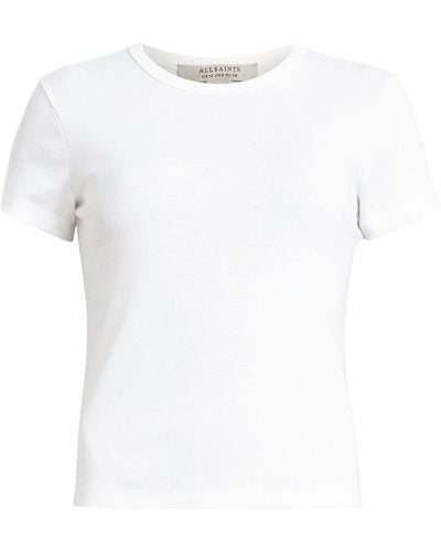 AllSaints Organic Cotton Stevie T-shirt - White