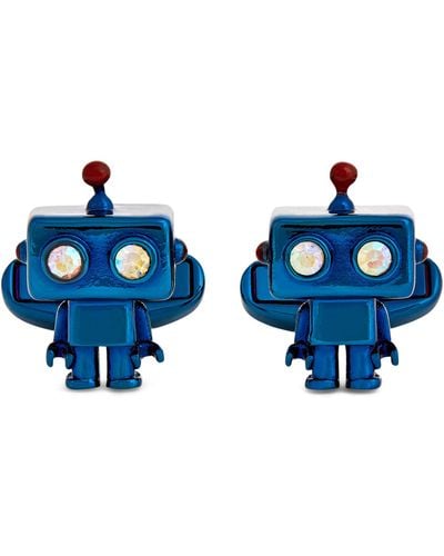 Paul Smith Robot Cufflinks - Blue