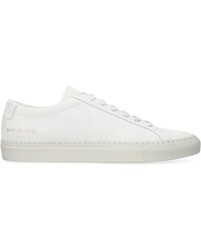 Common Projects Suede Low-top Achilles Trainers - White