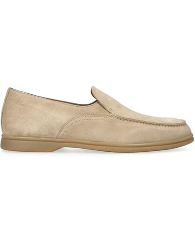 Harry's Of London Leather Wharf Slip-on Loafers - Natural