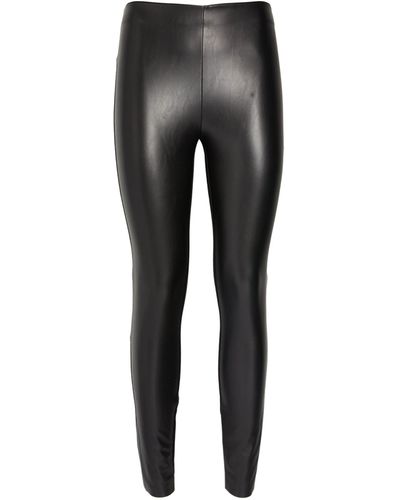 Wolford Faux Leather Leggings - Black