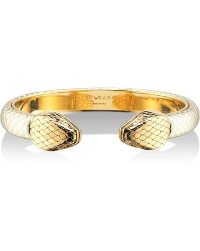 BVLGARI Snakeskin Serpenti Forever Bangle - Metallic