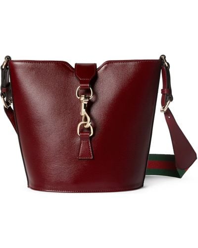 Gucci Mini Original Bucket Shoulder Bag - Red