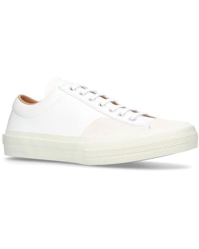 Dries Van Noten Leather Low-top Sneakers - White