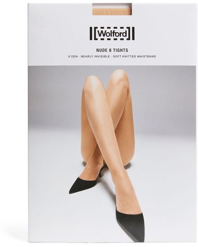 Wolford Nude 8 Tights - White