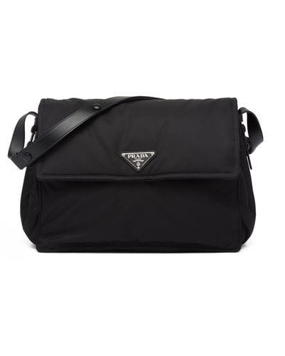 Prada Re-nylon Shoulder Bag - Black