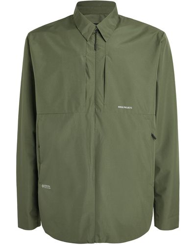 Norse Projects Zp-up Overshirt - Green