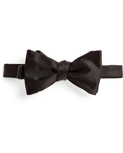 Maison Margiela Silk Bow Tie - Black