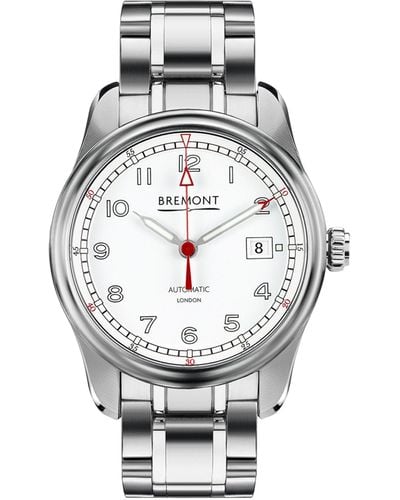 Bremont Stainless Steel Airco Mach 1 Watch 40mm - White