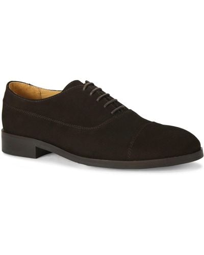 Kurt Geiger Suede Hunter Oxford Shoes - Black