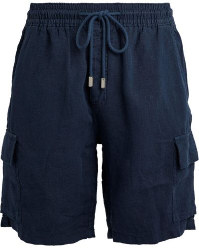 Vilebrequin Linen Baie Shorts - Blue