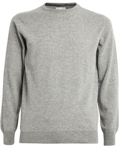 Harrods Cashmere Crew-neck Sweater - Gray