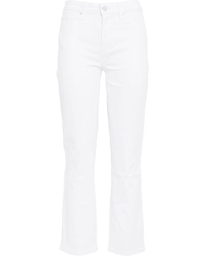 PAIGE Cindy High-rise Straight Jeans - White