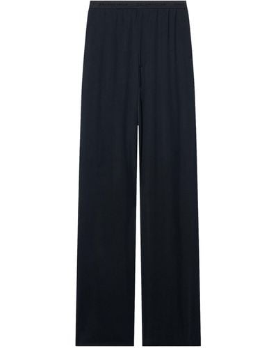 Balenciaga Elasticated-waist Pants - Blue