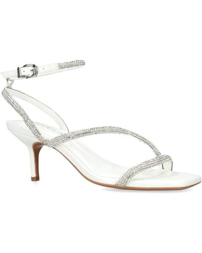 Carvela Kurt Geiger Embellished Paparazzi Heeled Sandals - White